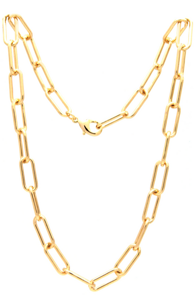 BOSS Men Gold Plated Curb Chain 1580173 – Charles Fish